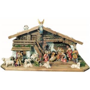 Presepe completo 14 pezzi senza capanna