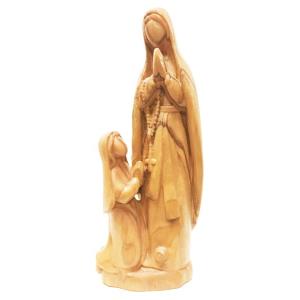 Lourdes Madonna mit Bernardette - Olive