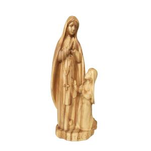 Lourdes Madonna mit Bernardette - Olive