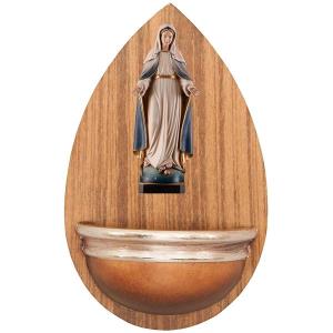 Aquasantiera con Madonna Immaculata