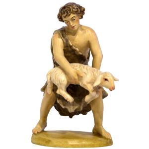 Pastore inchinato con pecora