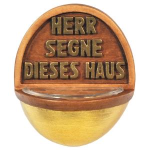 Acquasantiera "Herr segne dieses Haus"