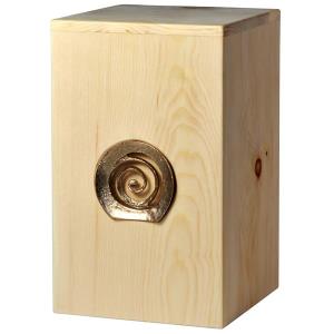 Urna "Infinità" - legno di cirmolo - 28,5 x 17,5 x 17,5 cm