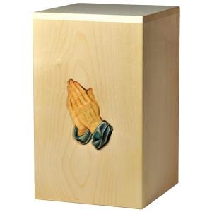 Urna "Grazie" - legno di acero - 28,5 x 17,5 x 17,5 cm