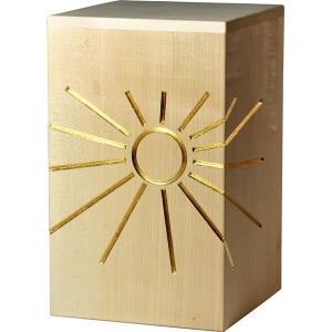 Urna "Luce eterna" - legno di acero - 28,5 x 17,5 x 17,5 cm