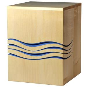 Urna "Riposa in pace" - legno di acero - 28,5 x 22 x 22 cm