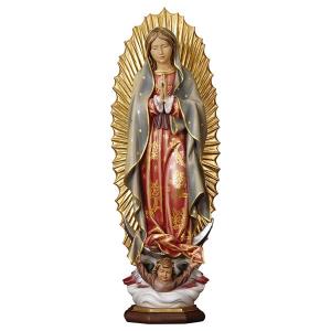 Madonna di Guadalupe - Legno di tiglio scolpito