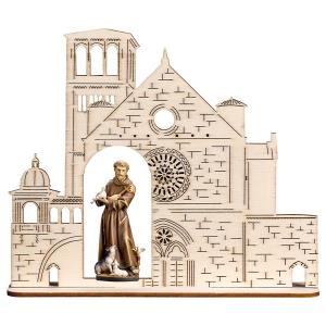 S. Francesco d´Assisi con animali + Basilica