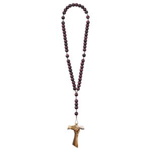 Rosary Exclusive Red with Cross of friendship Tau