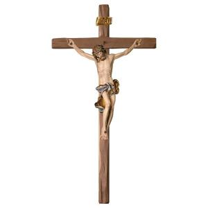 Crocifisso Barocco - Croce diritta - Legno di tiglio scolpito