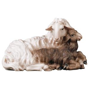 UL Sheep with lying lamb