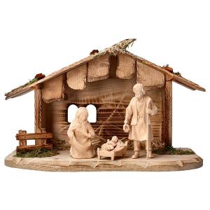 MO Presepe Contadino Cirmolo Set 5 Pezzi