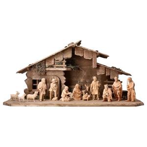 MO Presepe Contadino Cirmolo Set 16 Pezzi