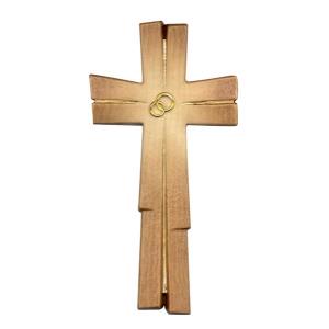 Croce con fedi matrimoniali