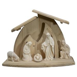 Stalla Presepe Altea+5pz. Figure Rudolf