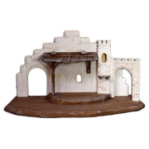 Presepe moderno bianco_marrone