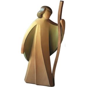 Young shepherd with stick