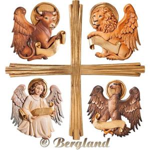 Simboli dei 4 Evangelisti con croce