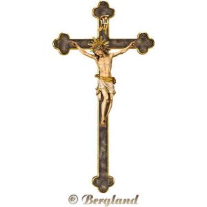 Corpus Pisa on baroque cross