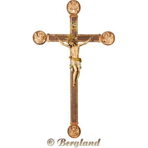 Corpus Pisa on cross with Evangelists