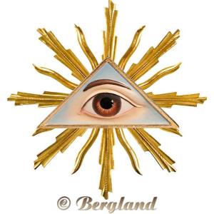 Occhio di Dio con aureola