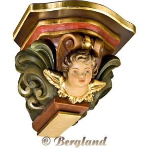 Mensola ad angolo con testa di putto