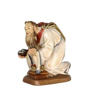Wise man kneeling baroque crib