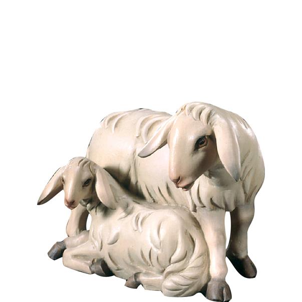Pecora con agnello (presepio Karl 2000) - colorato
