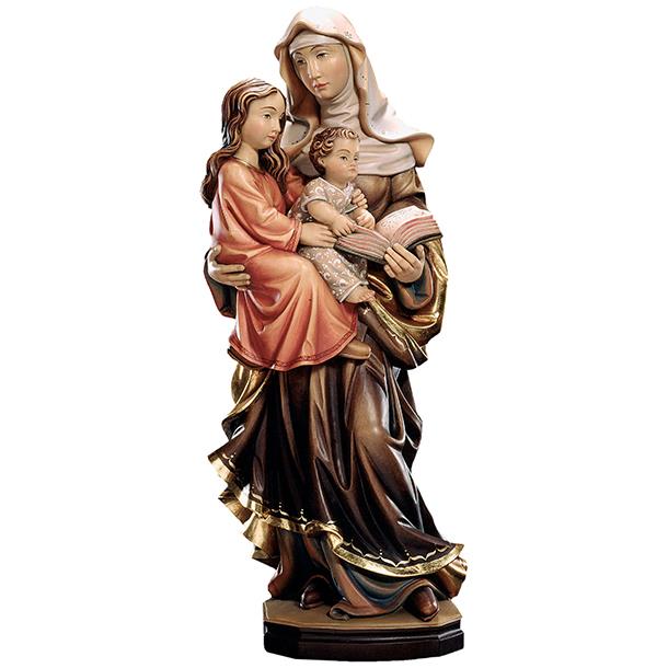 Sant' Anna con Madonna e Gesù bambino - colorato