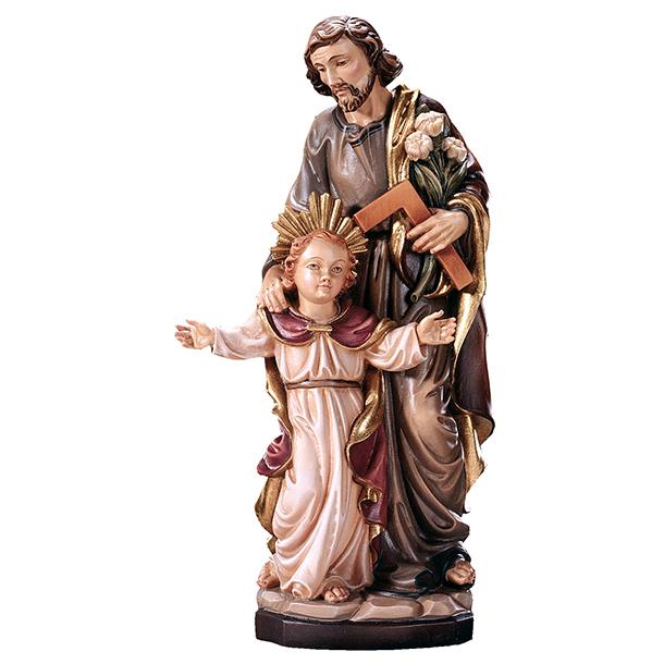 San Giuseppe con Gesu fanciullo - colorato