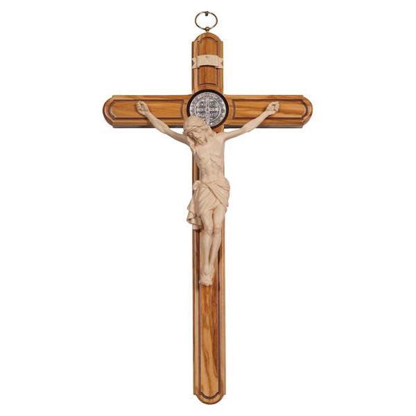 Croce S.Benedetto ulivo con Cristo Siena - naturale