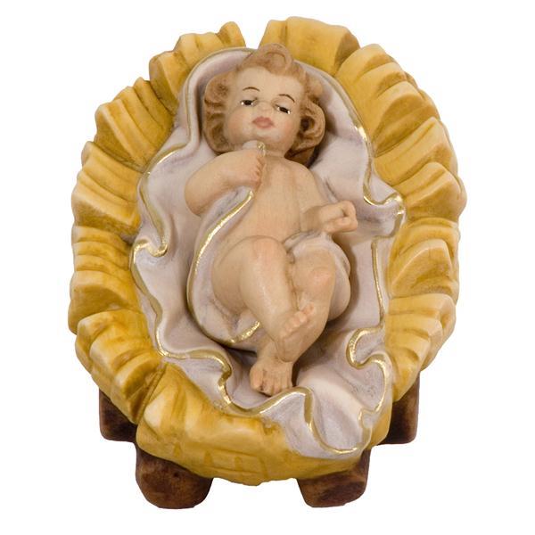 Gesù Bambino con culla (1 pezzo) - naturale