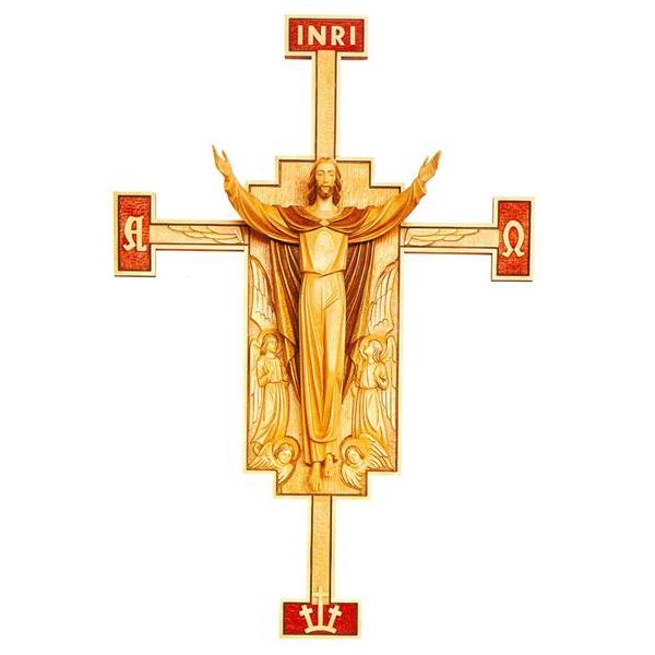 Cristo Risorto su Croce - colorato