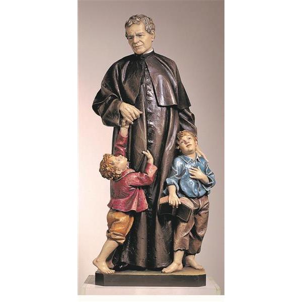 S.Giovanni Don Bosco con bambini - Fibra di Vetro Colorato