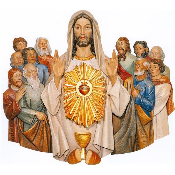 Gesù con Apostoli - colorato
