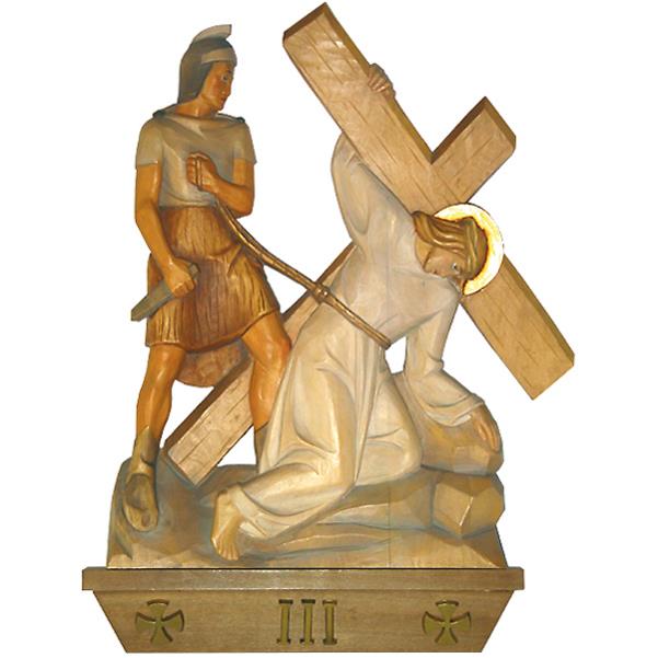 Via Crucis 15 st. 30x30 cm prezzo per scultura stazione - colorato