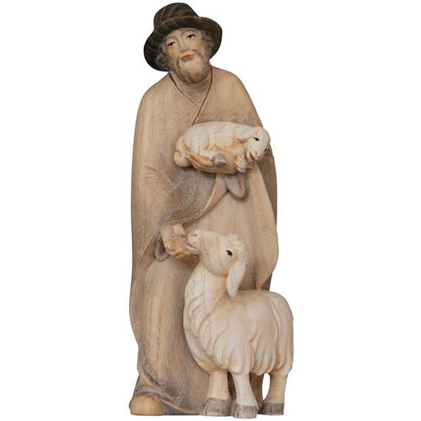 Pastore con pecora e agnello - colorato