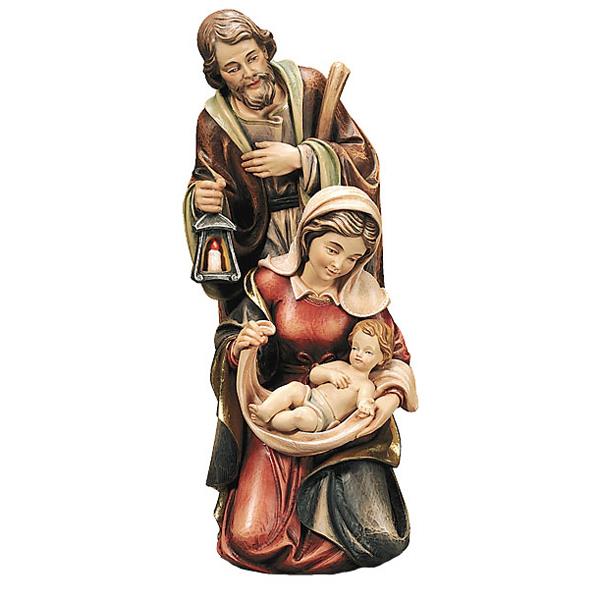 Sacra famiglia barocca con Gesù bambino - colorato