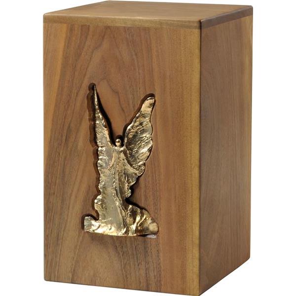 Urna "angelo del conforto" - legno di noce - 28,5 x 17,5 x 17,5 cm - Zusammengesetzt