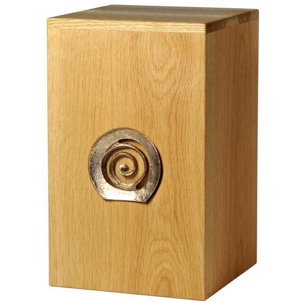 Urna "Infinità" - legno di rovere - 28,5 x 17,5 x 17,5 cm - Zusammengesetzt
