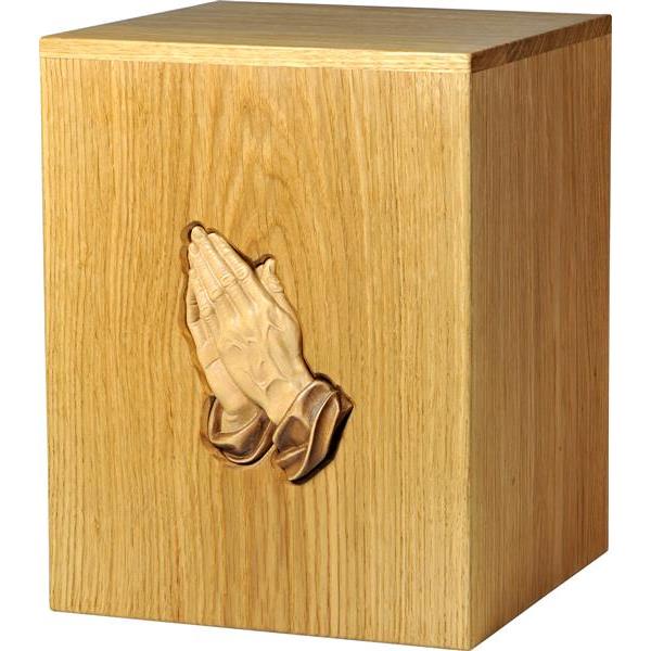 Urna "Grazie" - legno di rovere - 28,5 x 22 x 22 cm - Zusammengesetzt