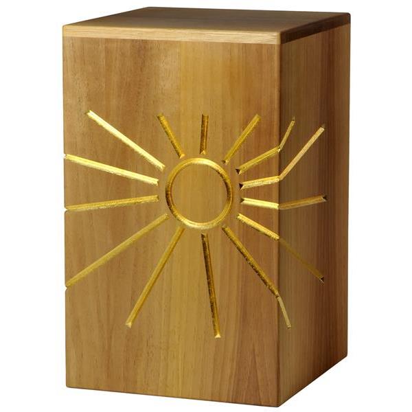 Urna "Luce eterna" - legno di noce - 28,5 x 17,5 x 17,5 cm - Zusammengesetzt