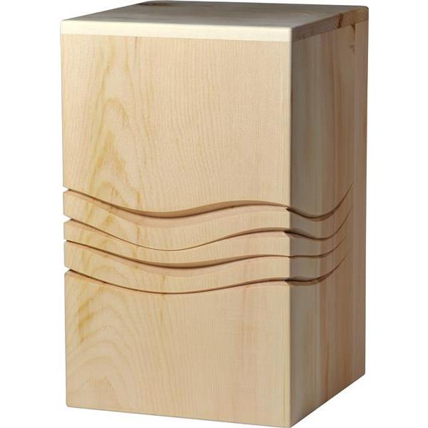 Urna "Riposa in pace" - legno di cirmolo - 28,5 x 17,5 x 17,5 cm - Zusammengesetzt