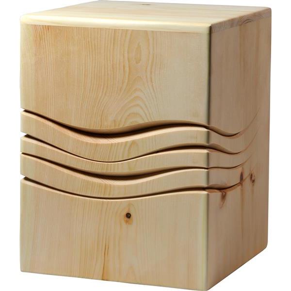 Urna "Riposa in pace" - legno di cirmolo - 28,5 x 22 x 22 cm - Zusammengesetzt